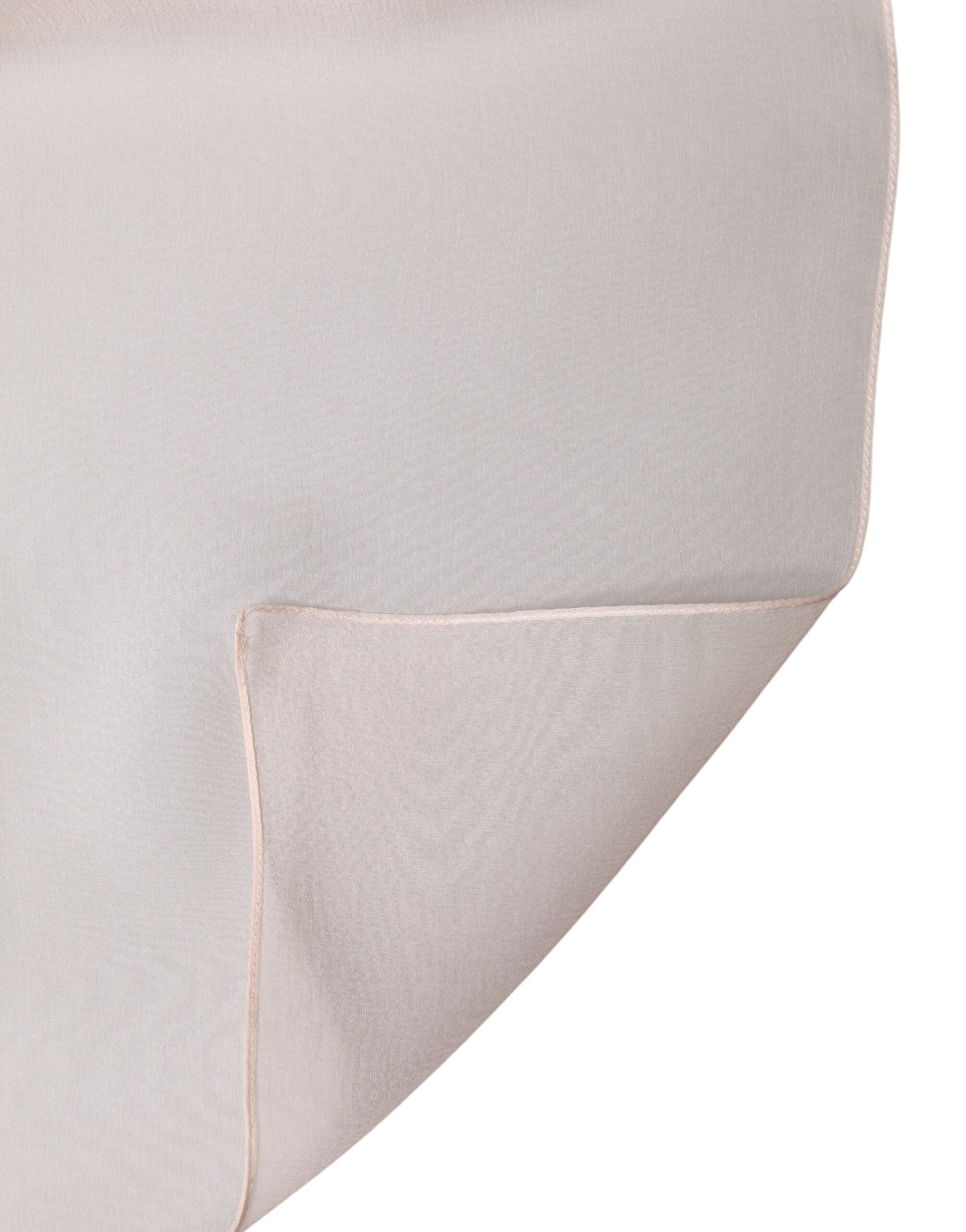 Dolce & Gabbana Light Pink Stole Silk Neck Wrap Shawl  Scarf Dolce & Gabbana
