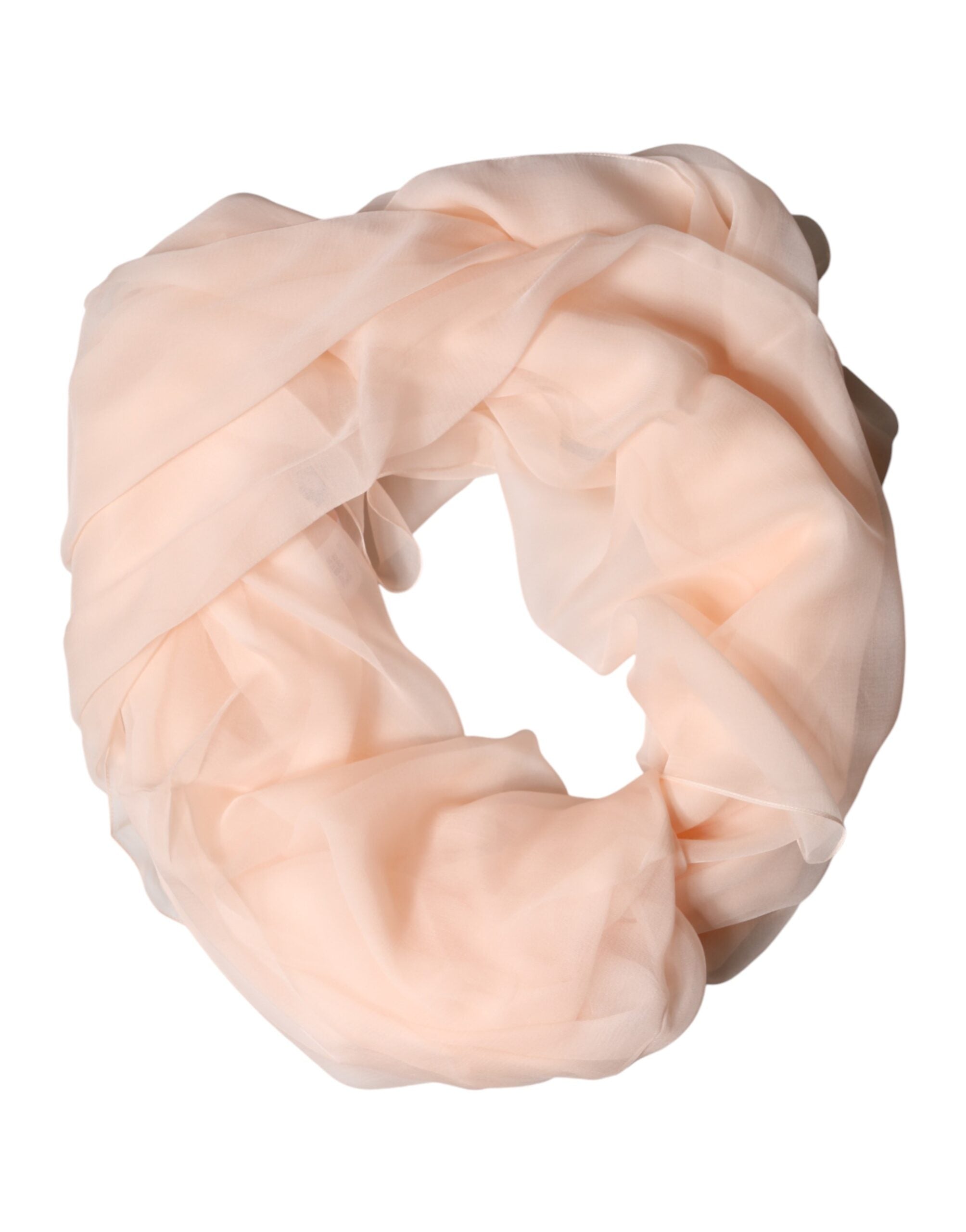 Dolce & Gabbana Light Pink Stole Silk Neck Wrap Shawl  Scarf Dolce & Gabbana
