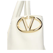 Beige Leather Handbag