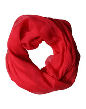 Dolce & Gabbana Red Stole Silk Neck Wrap Shawl Men Scarf Dolce & Gabbana