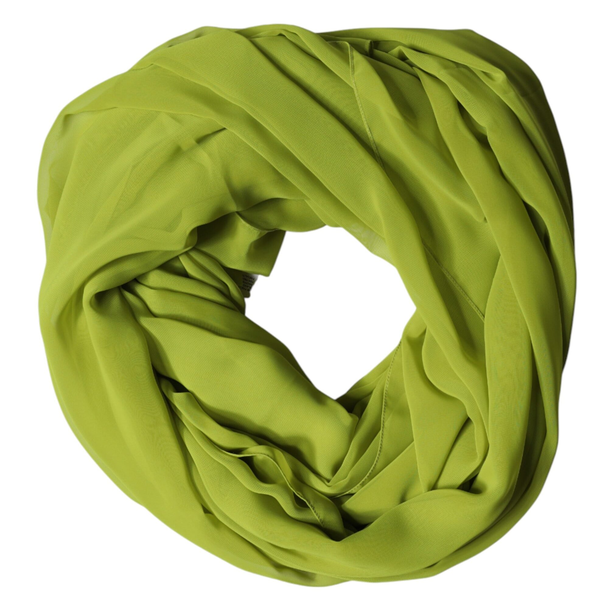Dolce & Gabbana Green Polyester Stole Neck Wrap Shawl  Scarf Dolce & Gabbana