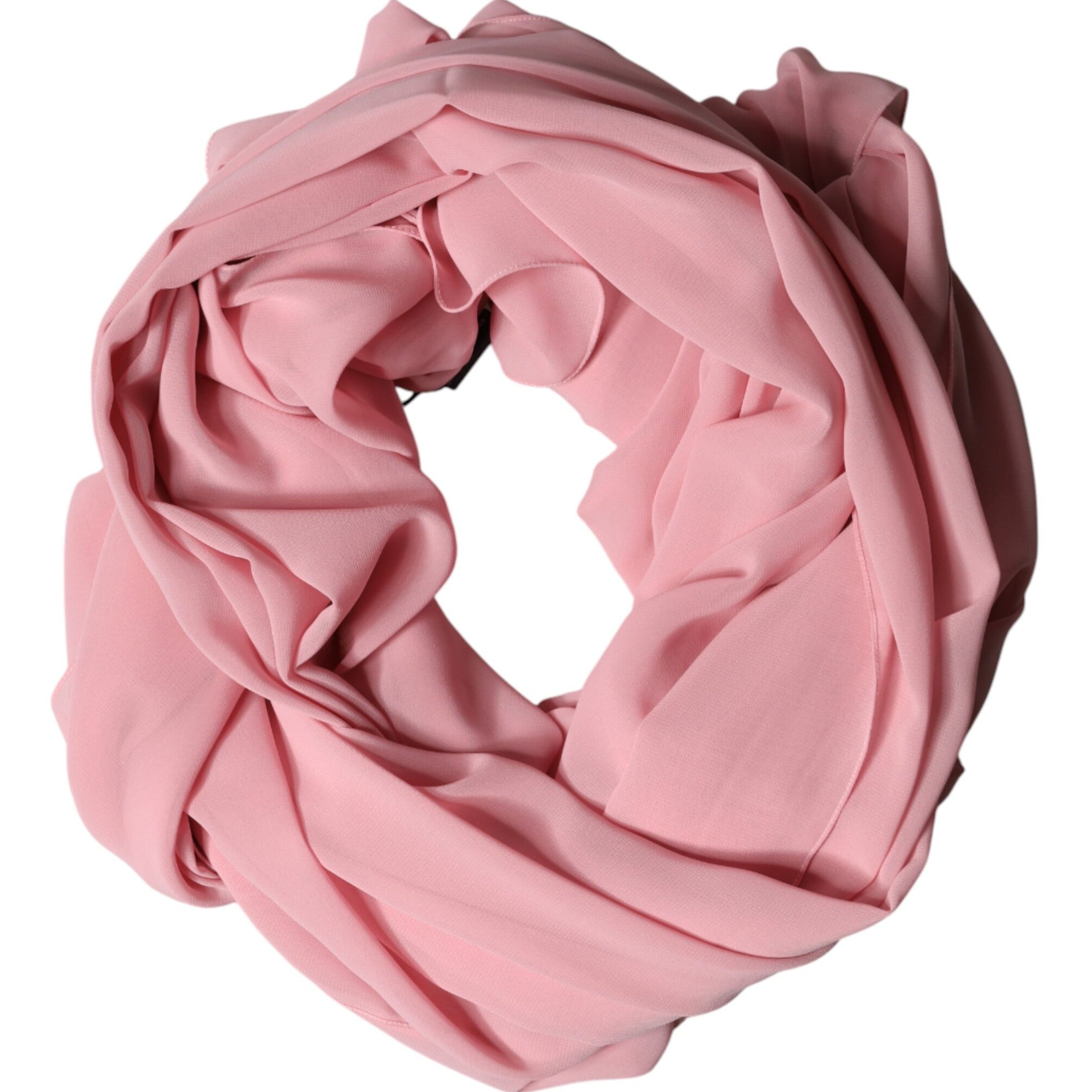 Dolce & Gabbana Pink Silk Stole Neck Wrap Shawl Men  Scarf Dolce & Gabbana