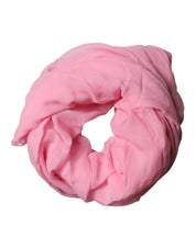 Dolce & Gabbana Pink Silk Sash Neck Wrap Shawl Men Scarf