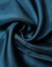 Blue Silk Square Pocket Handkerchief Scarf