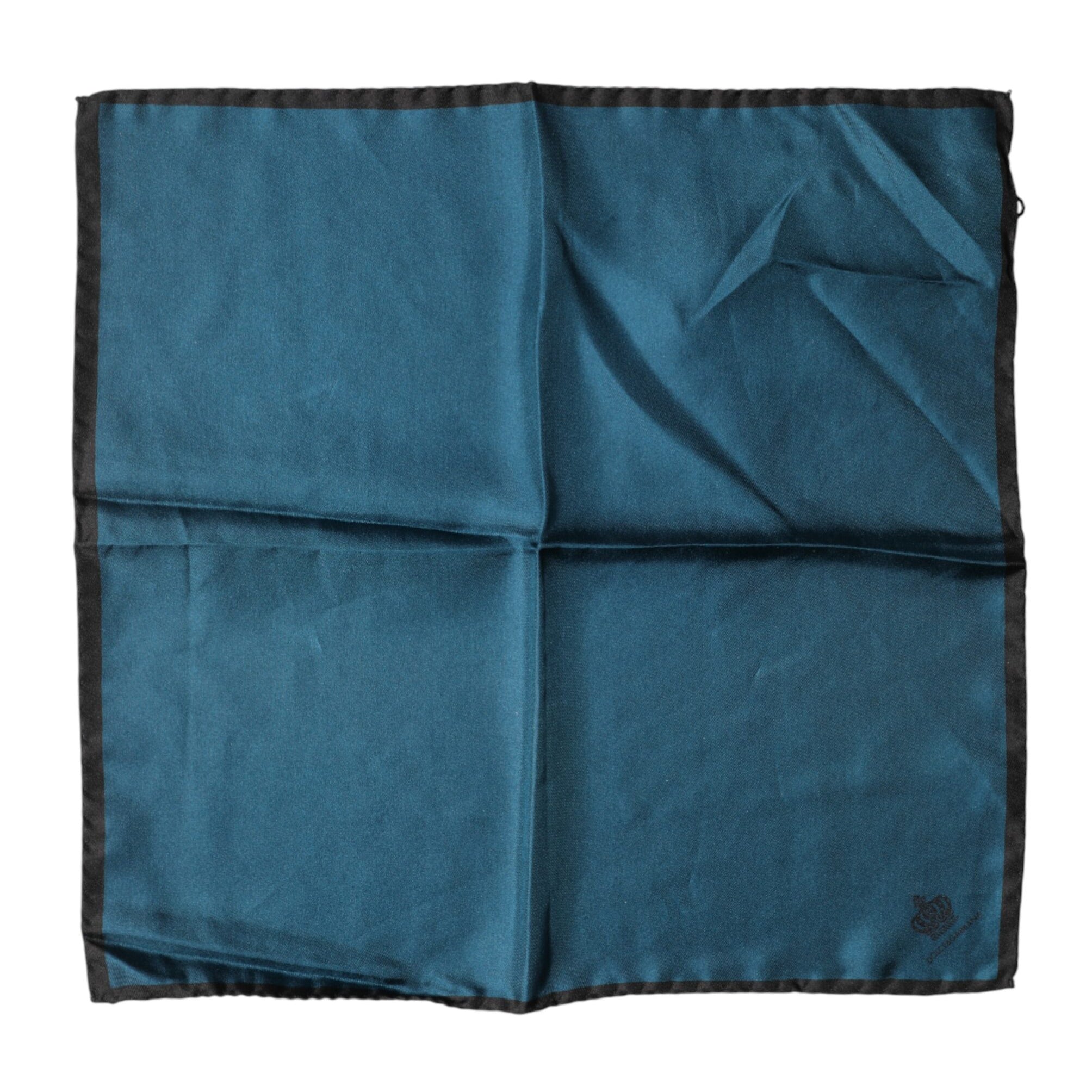 Dolce & Gabbana Blue Silk Square Pocket Handkerchief Scarf Dolce & Gabbana