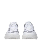 Valentino Garavani White Fabric Athletic Sneakers
