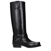 Black Leather Boots