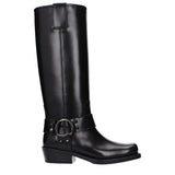 Black Leather Boots