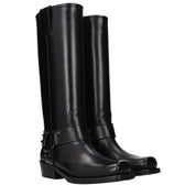 Black Leather Boots