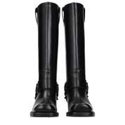 Black Leather Boots