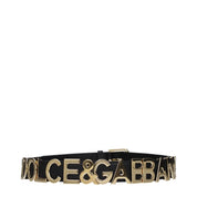 Black Leather Regular Belt