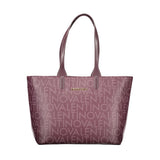 Rosso Polyurethane Women's Bag with Handles
