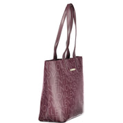Rosso Polyurethane Women's Bag with Handles