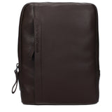 Piquadro Brown Leather Crossbody Bag