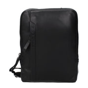 Piquadro Black Leather Crossbody Bag