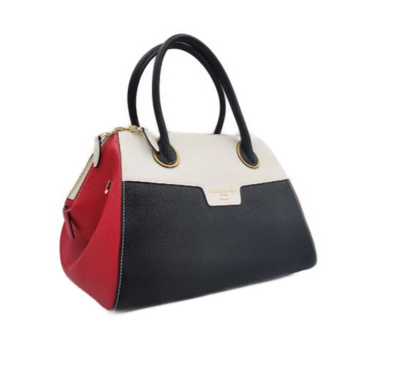 Bauletto Donna Nannini 17015-NERO-ROSSO-WHITE