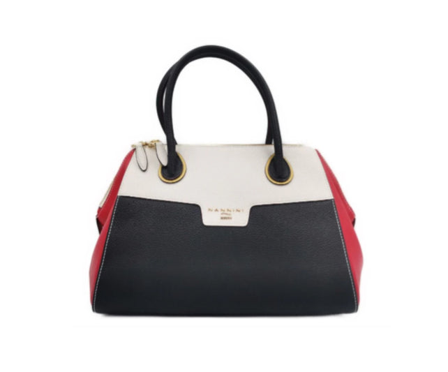 Bauletto Donna Nannini 17015-NERO-ROSSO-WHITE