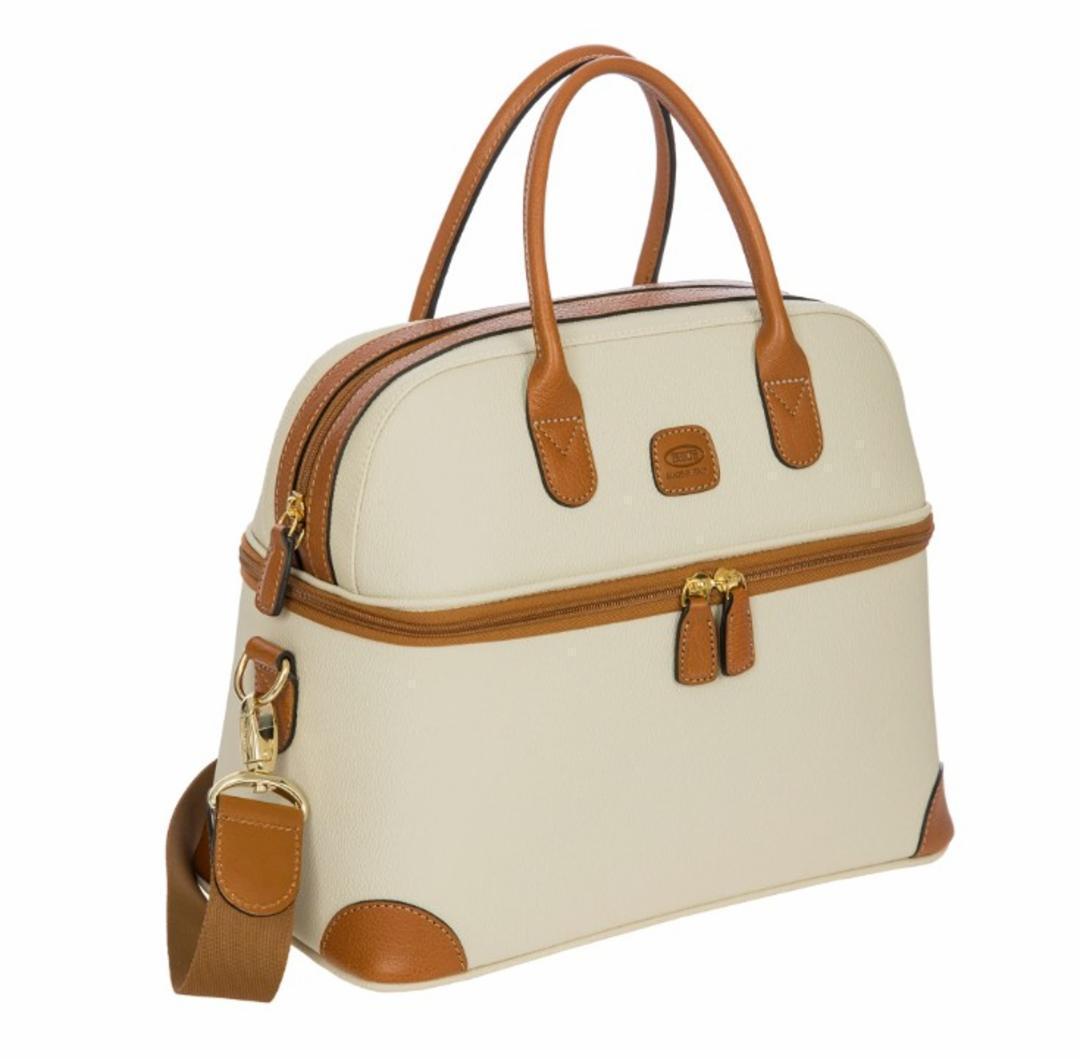 BBJ02530 Borsone Bric'S Bianco/Cuoio 0000000398