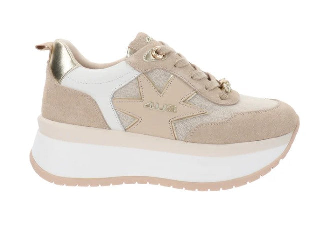 Sneakers Donna 4US Paciotti Beige