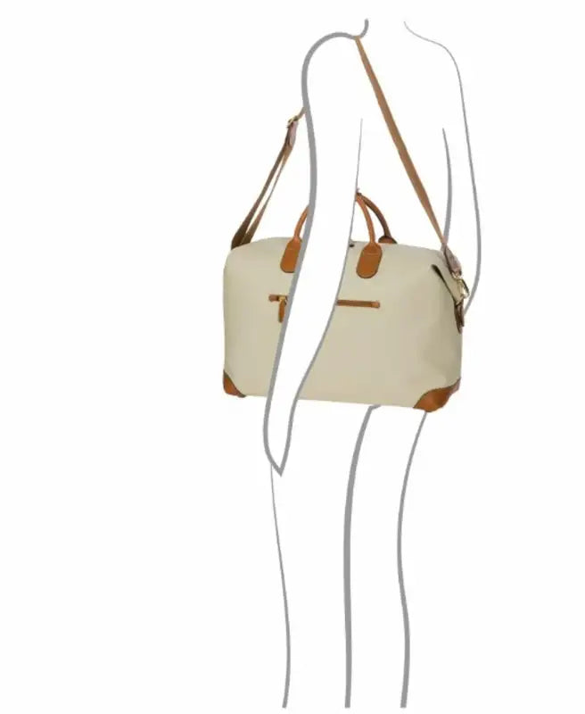 BBJ20203 Borsone Bric’S Bianco/Cuoio 0000000397 - UNICA / Bianco/Cuoio - Borsone