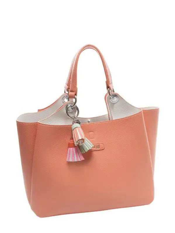 Borsa a mano Donna Pash Bag 13846-LIK-S3B Salmone - Salmone / Taglia Unica - borse a spalla