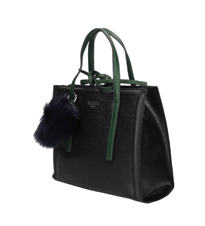 Borsa a mano Ines - Nero/Verde / Taglia Unica - borsa a spalla