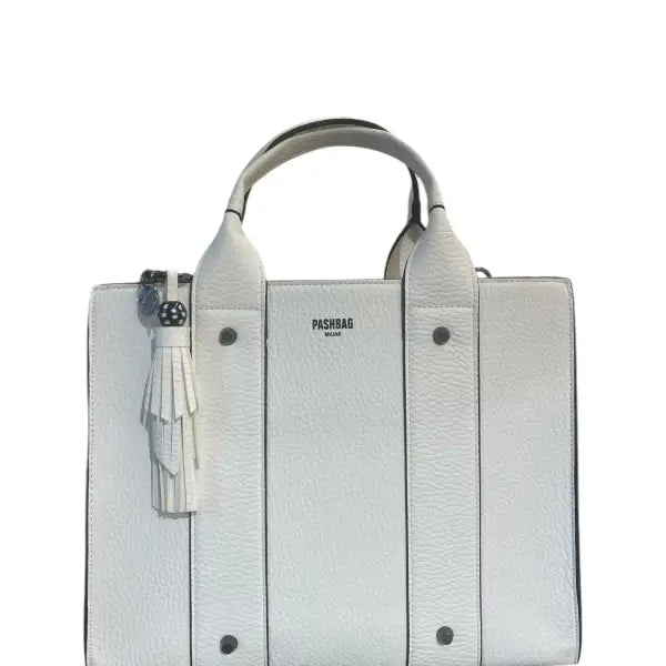 Borsa a spall Bianco Nero Taglia Unica