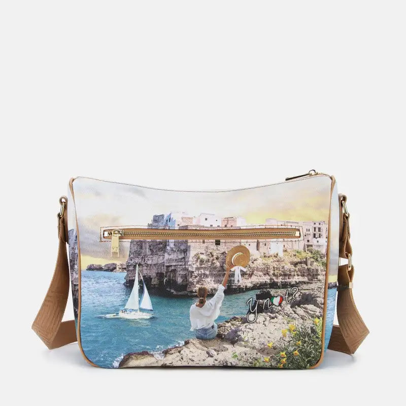Borsa Sacca Yes Bag Stampa - Polignano Coast / Taglia Unica - Borsa Sacca