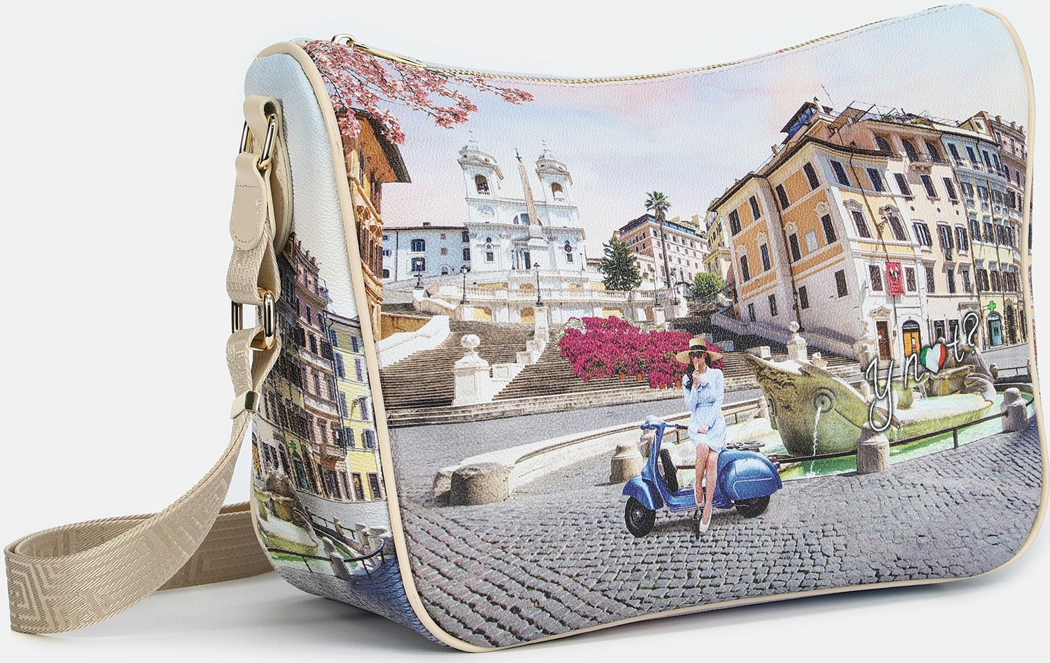 Borsa Sacca Yes Bag Stampa - Vacanza Romane / Taglia Unica - Borsa Sacca