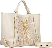 Borsa spalla - Beige / Taglia Unica - borse shopping
