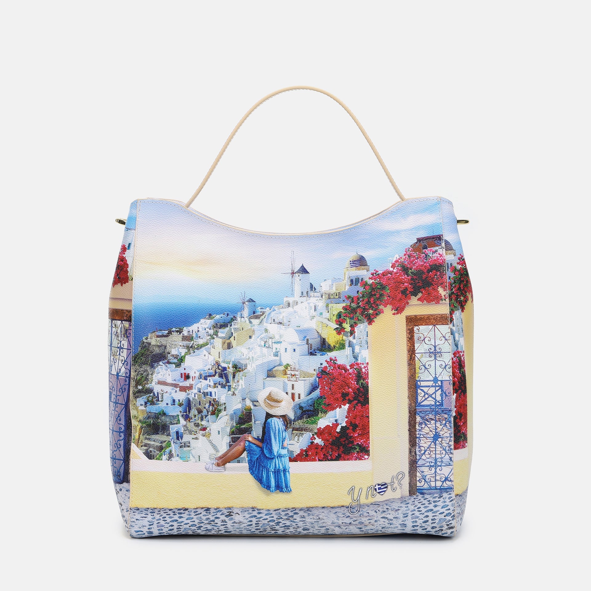 Borsa spalla Ynot? - Greek Summer / Taglia Unica - borsa a spalla