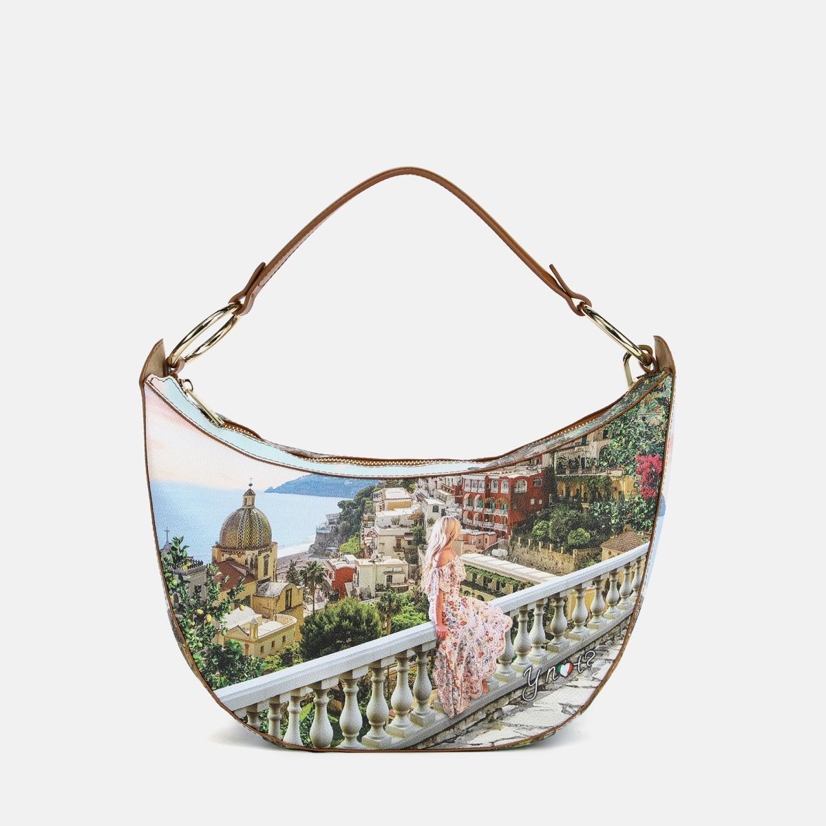 Borsa Tracolla Mezzaluna - Drimming Coast / Taglia Unica - BorsaTracolla