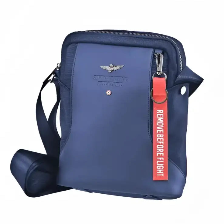 Borsa Uomo a Tracolla Messenger Momodesign Blu Taglia Unica