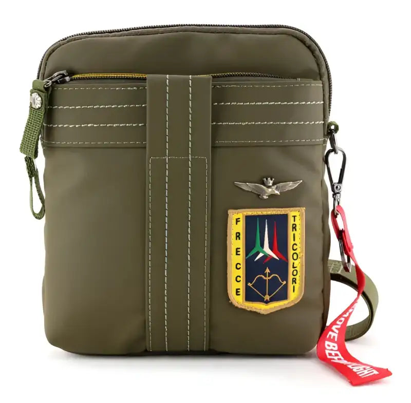 Borsa Uomo a Tracolla Messenger Momodesign Verde Taglia Unica