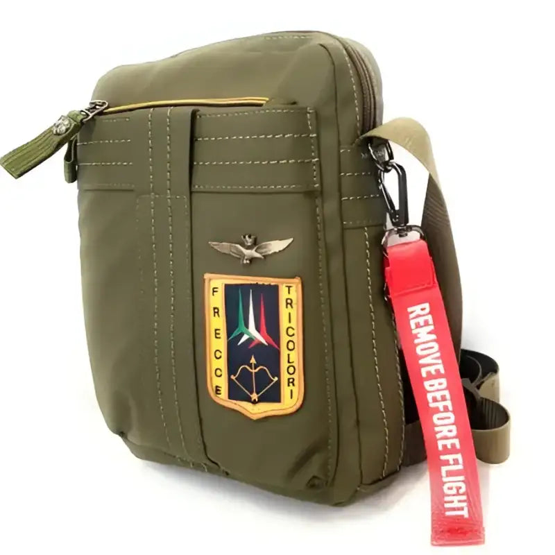 Borsa Uomo a Tracolla Messenger Momodesign Verde Taglia Unica