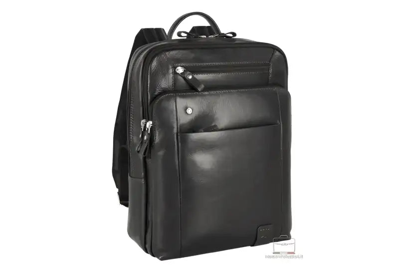 BORSA ZAINO PELLE 2MM FABIANA ACCIAIO