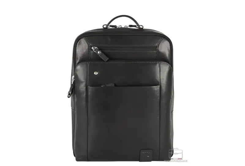 BORSA ZAINO PELLE 2MM FABIANA ACCIAIO Nero Taglia Unica