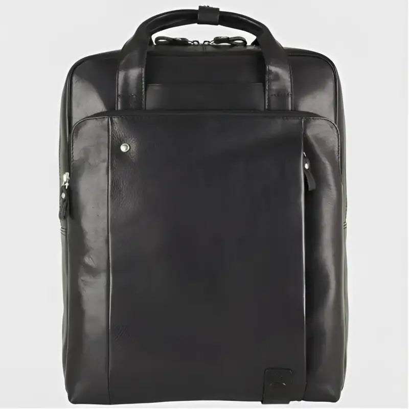 BORSA ZAINO PELLE 2MM FABIANA ACCIAIO Nero Taglia Unica
