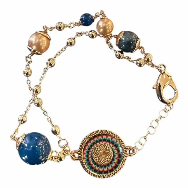 Bracciale Gattinoni argento blu con decorazioni in pietre e dettagli eleganti, misura 21 cm, lucentezza unica.