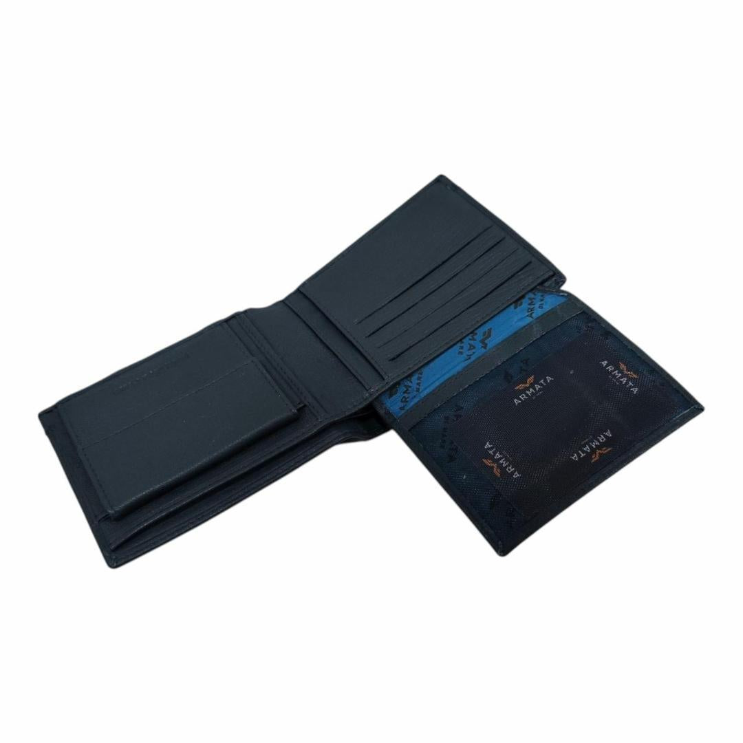 IDK994 Set uomo cintura e portafoglio Armata di Mare Blu 0000000226