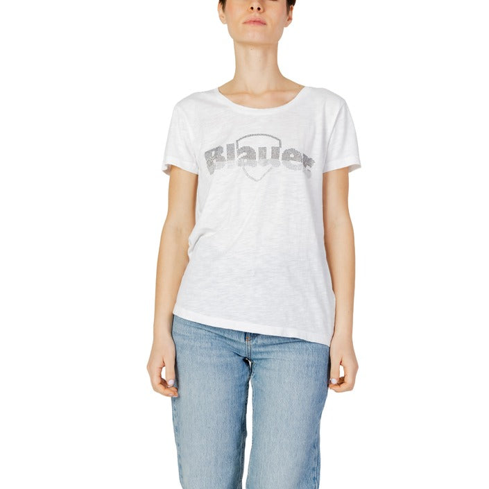 Blauer T-Shirt Donna