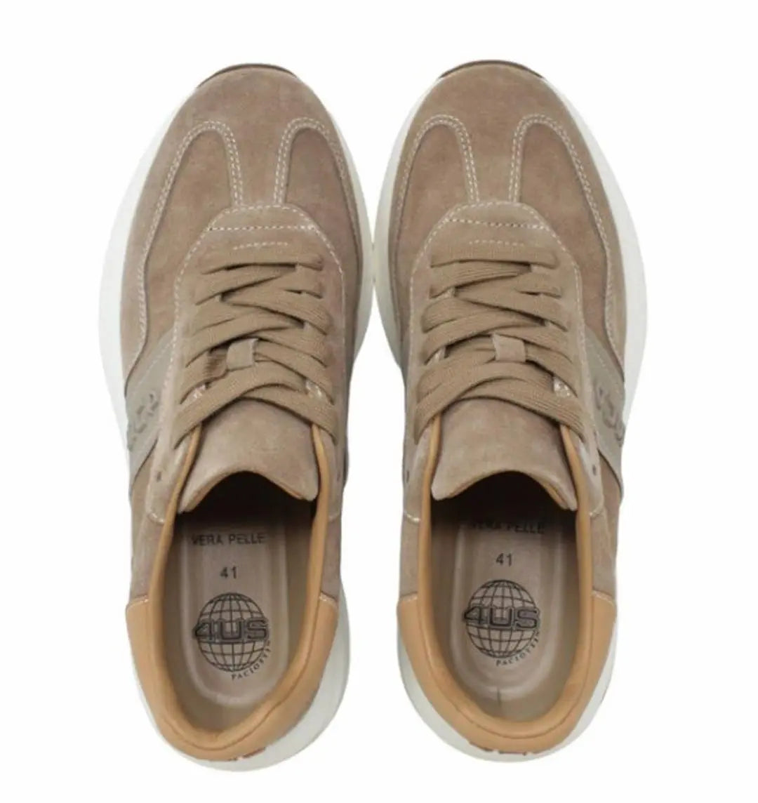 RIS001  SNEAKERS 4US PACIOTTI Beige 0000000268 4US PACIOTTI