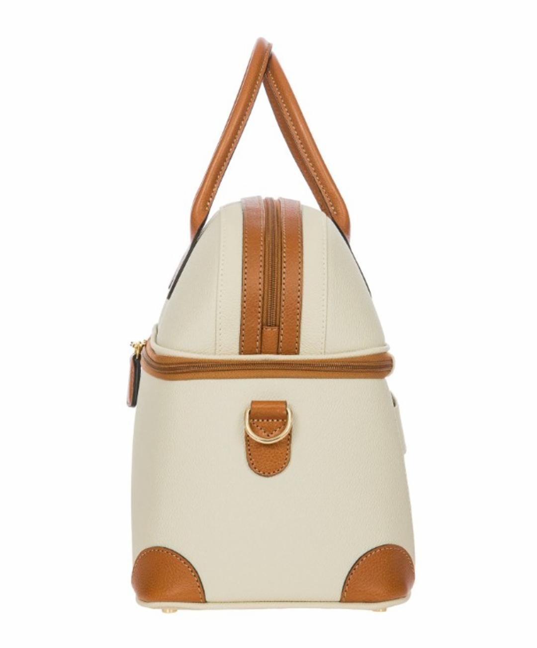 BBJ02530 Borsone Bric'S Bianco/Cuoio 0000000398