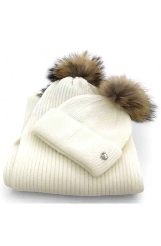 Cappello/Sciarpa - Bianco / Taglia Unica - Cappello/Sciarpa
