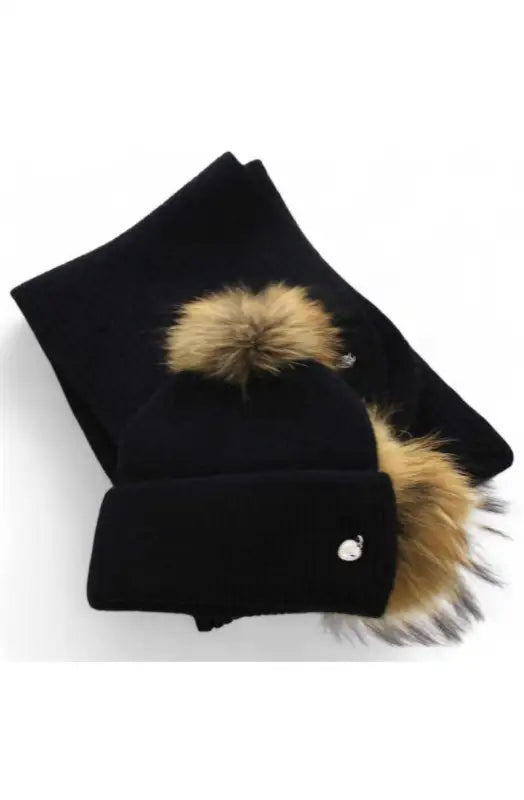Cappello/Sciarpa - Nero / Taglia Unica - Cappello/Sciarpa