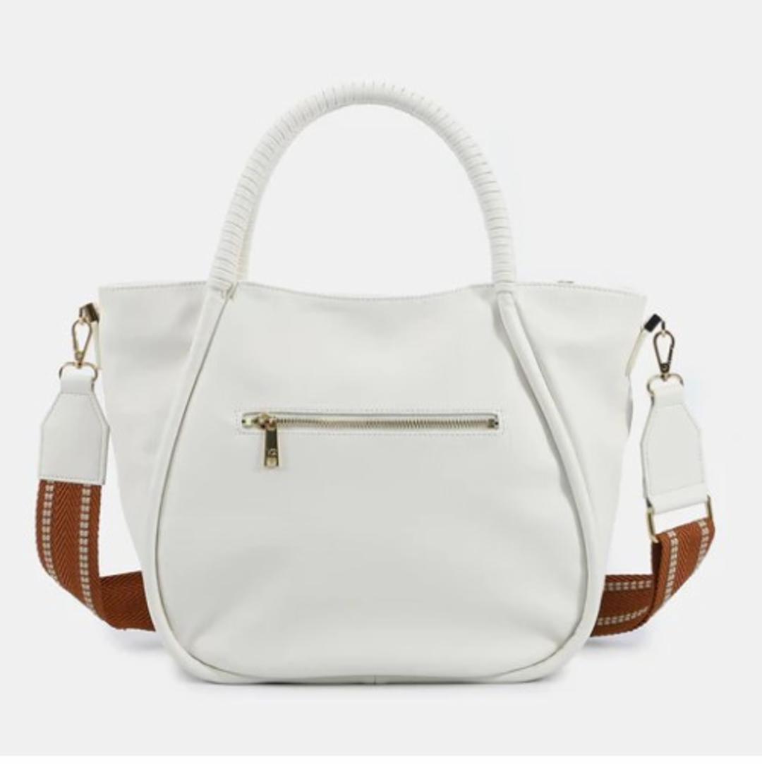 FAN-006S5  BORSA A MANO Ynot? Bianco 0000000445