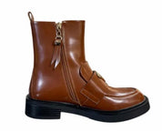 TB123B  STIVALETTO Tua Braccialini Cognac 0000000406