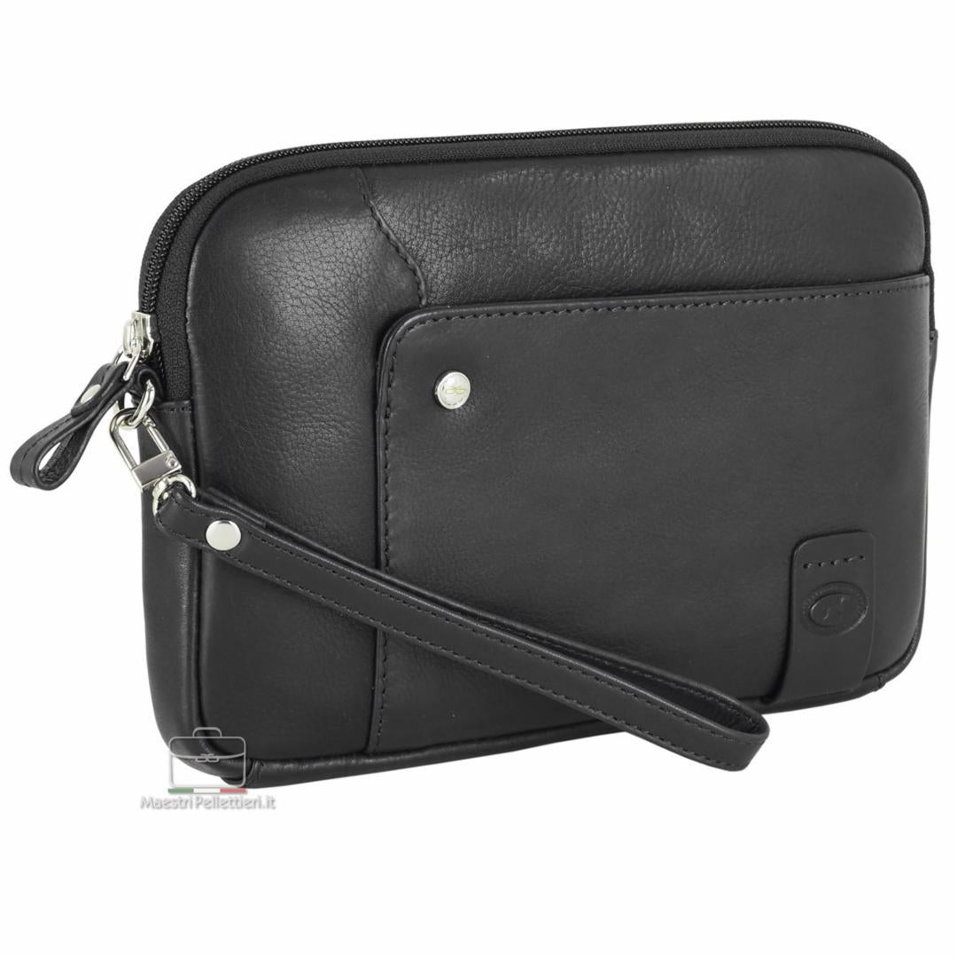 8383 Borsello Acciaio Nero 0000000128