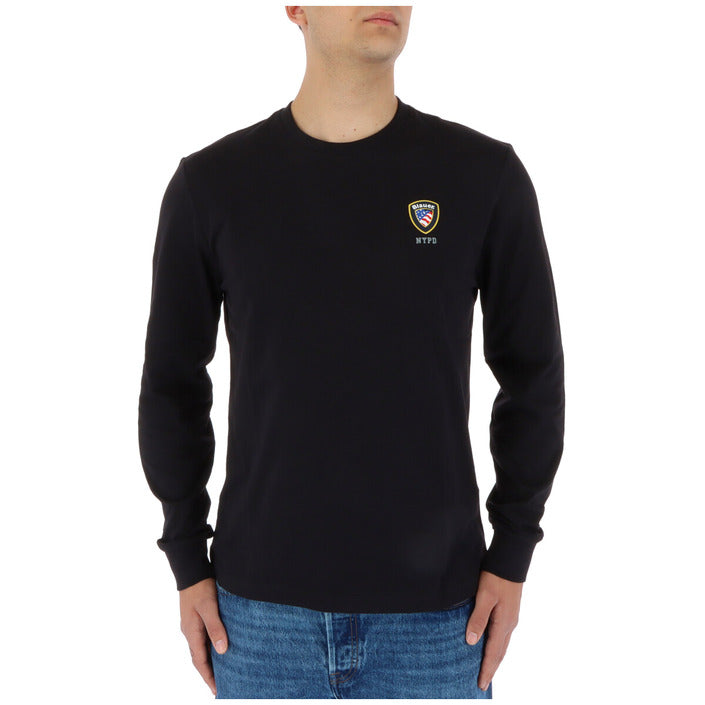 Blauer T-Shirt Uomo