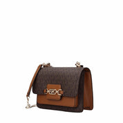 32S2G7HCOM BORSE A TRACOLLA Michael Kors Marrone/Beige 0000000206